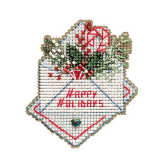 Mill Hill MH18-2132 Holiday Wishes Counted Cross Stitch Kit