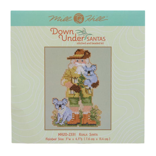 Mill Hill MH20-2331 Koala Santa Counted Cross Stitch Kit