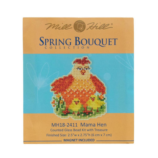 Mill Hill MH18-2411 Mama Hen Counted Cross Stitch Kit