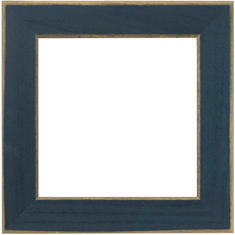 Mill Hill GBFRM2 Wooden Frame 15.3cm x 15.3cm Matte Blue