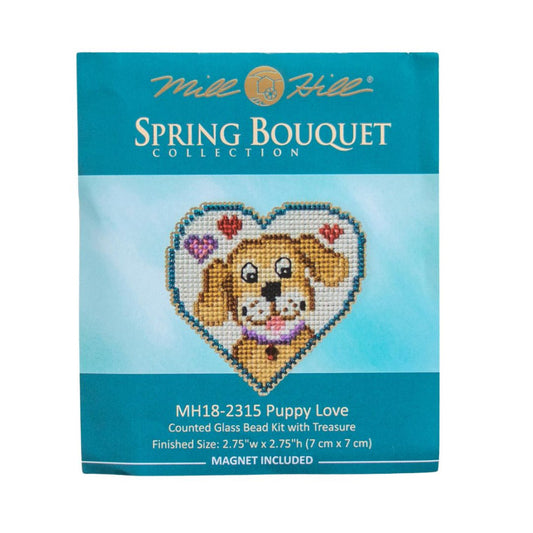 Mill Hill MH18-2315 Puppy Love Counted Cross Stitch Kit