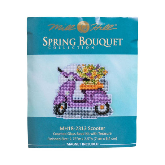 Mill Hill MH18-2313 Scooter Counted Cross Stitch Kit