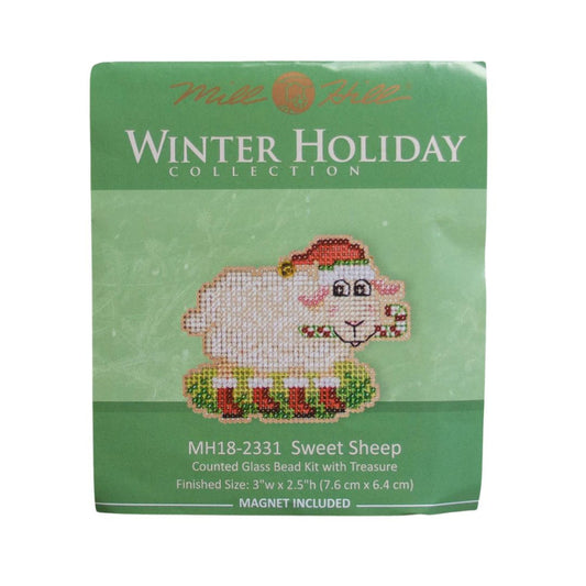 Mill Hill MH18-2331 Sweet Sheep Counted Cross Stitch Kit