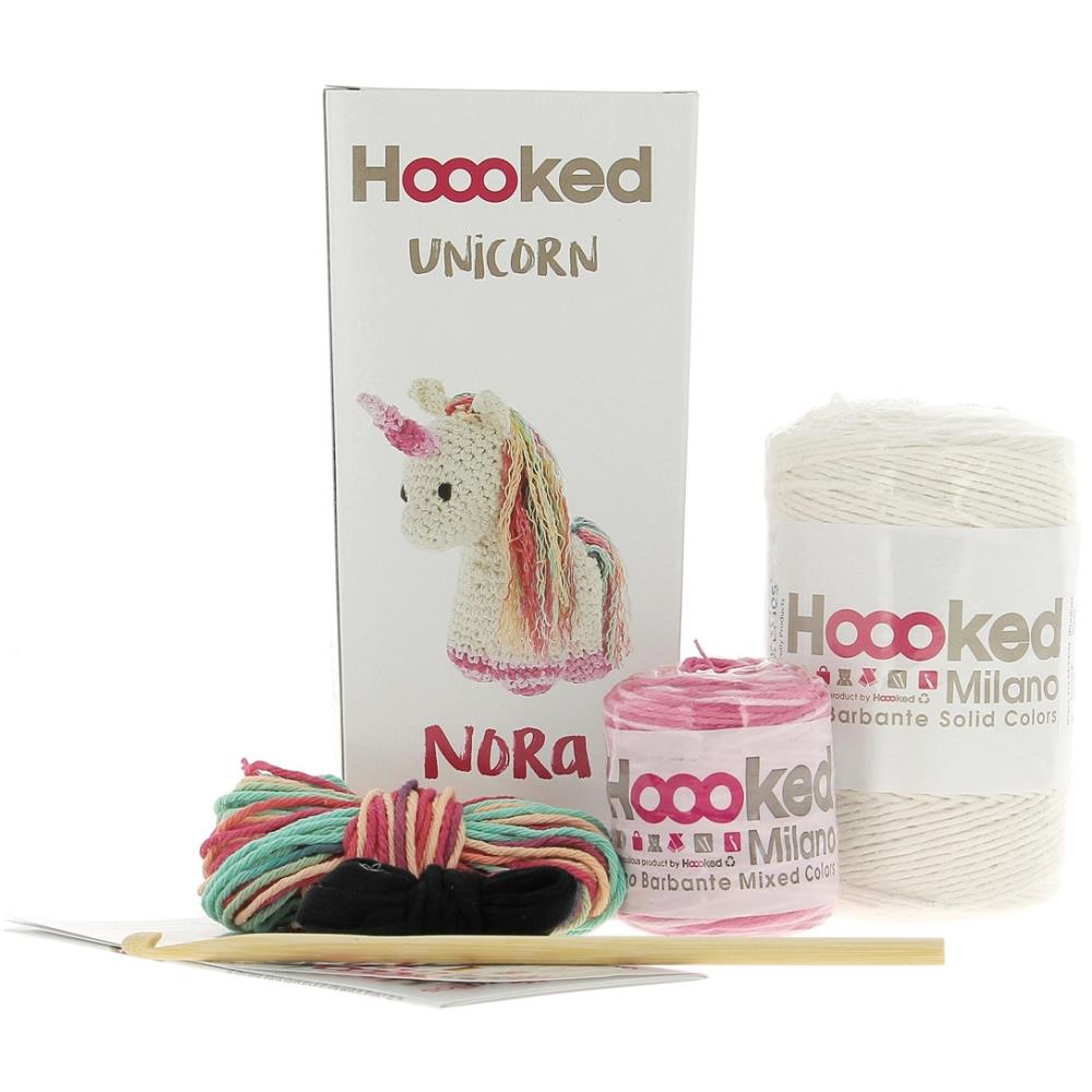 Hoooked Crocheted Amigurumi "Nora" Unicorn Kit