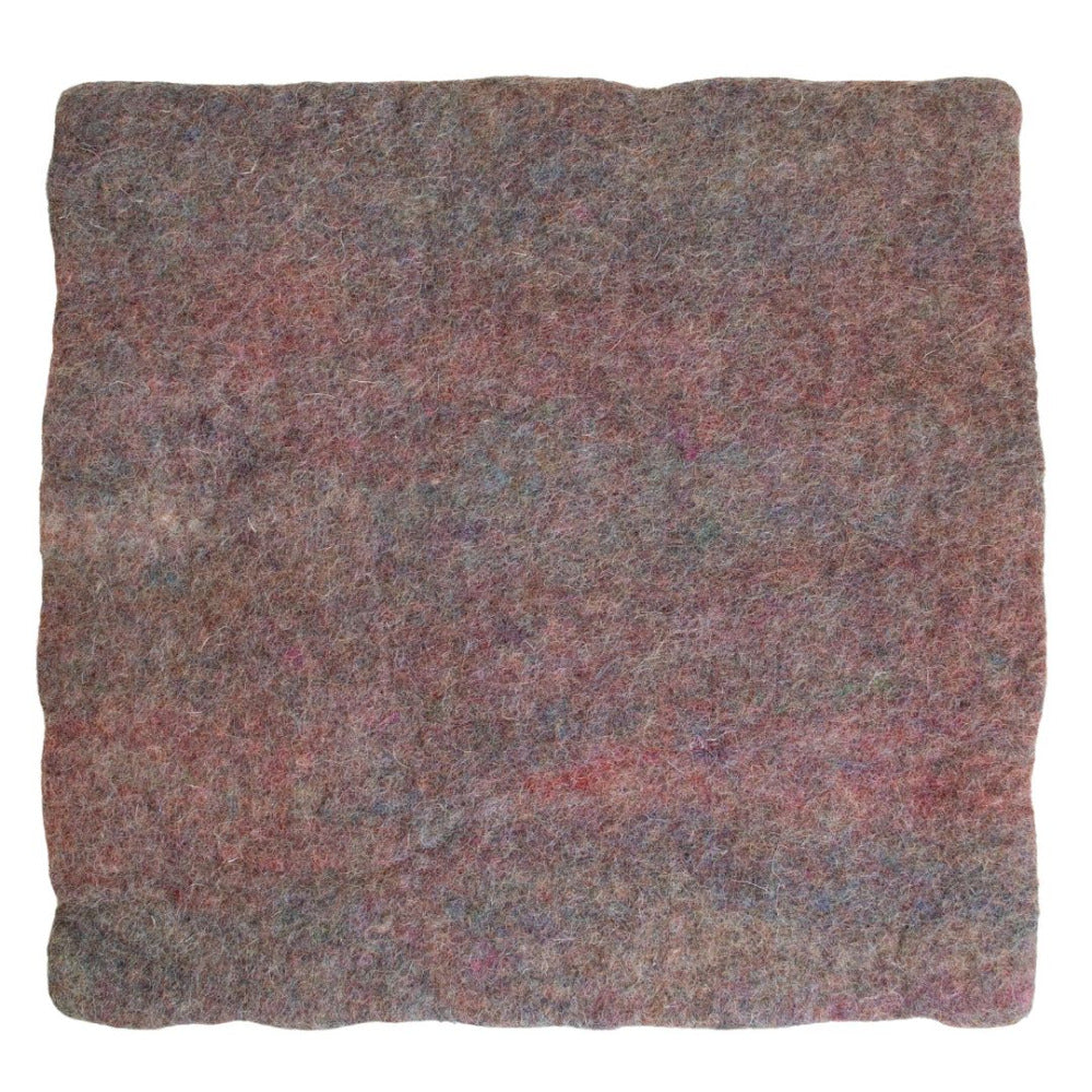 Nepalese Handmade Felt 47 Variegated Brown