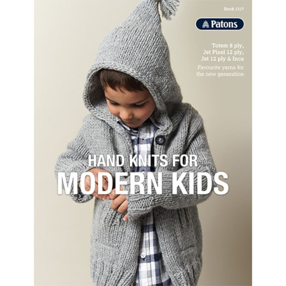 Patons Hand Knits for Modern Kids in 8 and 12 Ply Yarn