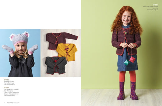 Patons Hand Knits for Modern Kids in 8 and 12 Ply Yarn