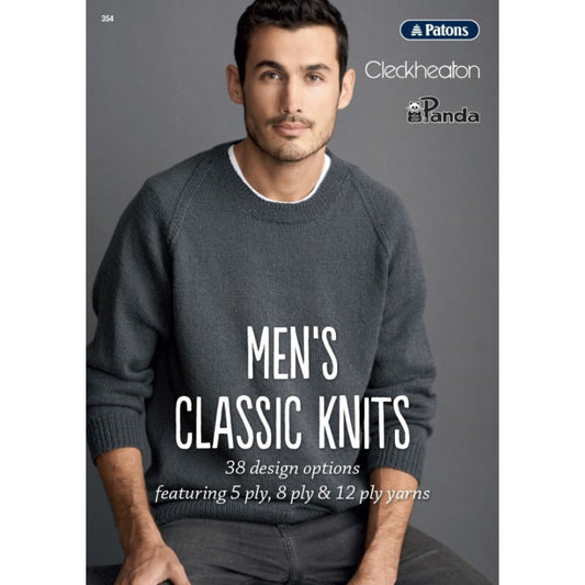 Men's Classic Knits in 5, 8 and 12 Ply Yarns