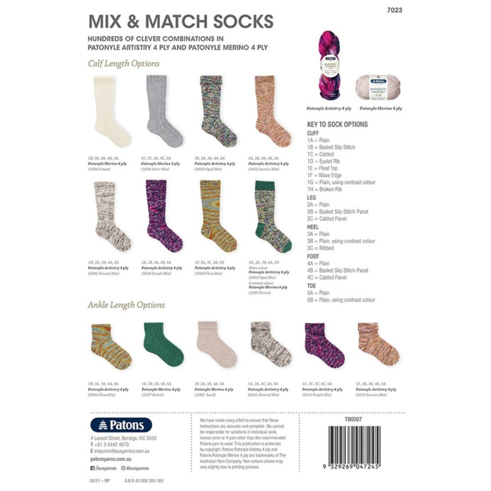 Patons Mix & Match Socks