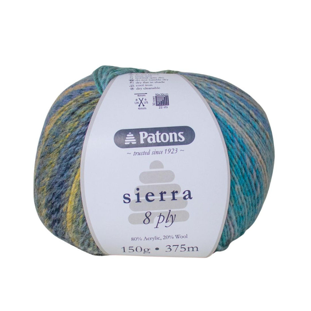 Patons Sierra 8 Ply 3190 Glacier Lake