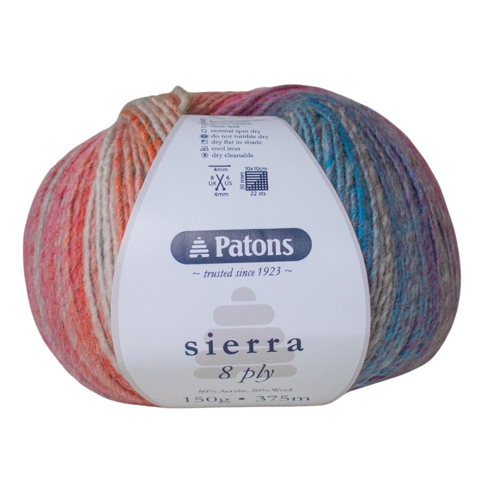 Patons Sierra 8 Ply 3697 Aurora