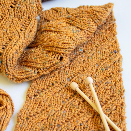 Learn a Stitch Knitted Scarves by Annie's Knit