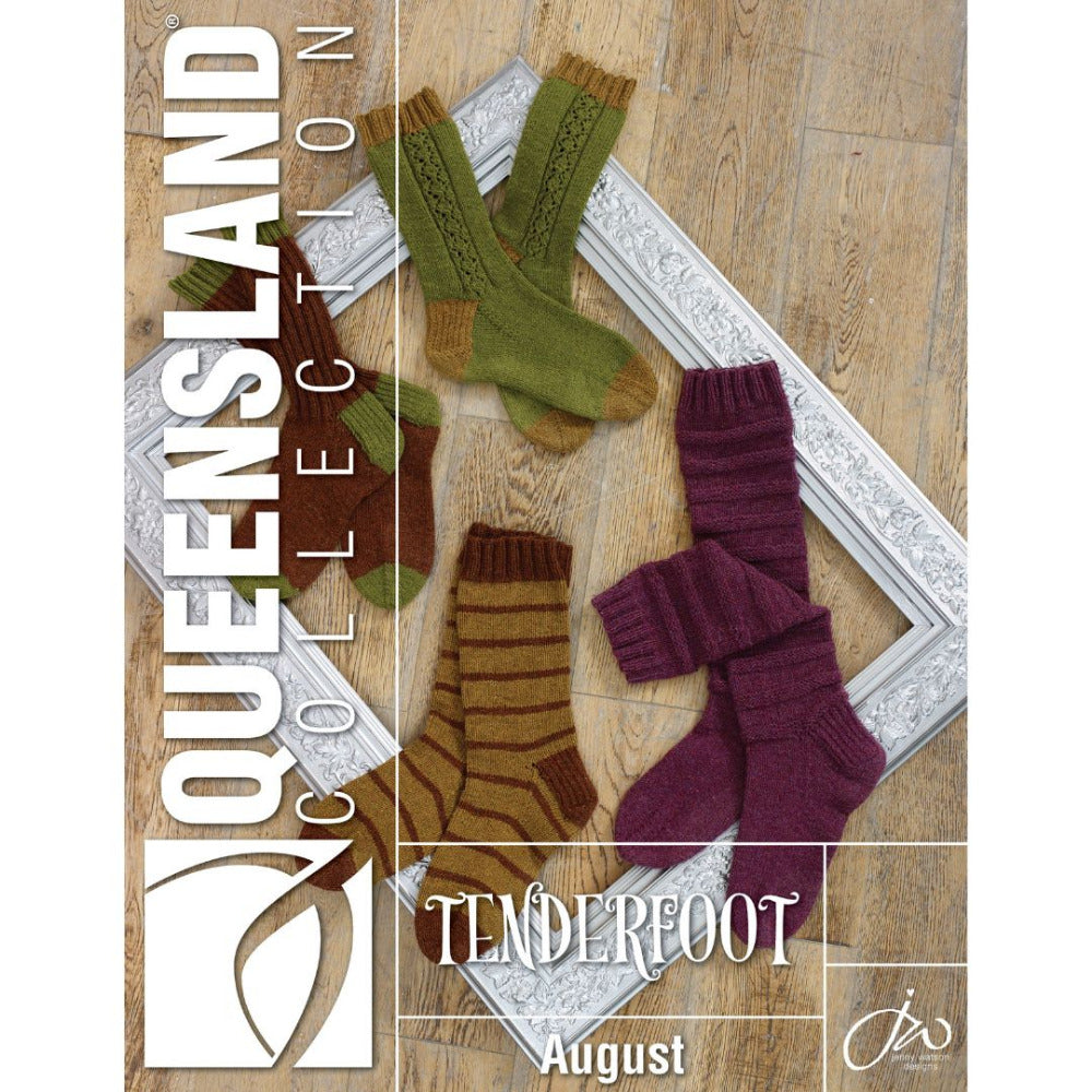 August Knitted Socks featuring Queensland Collection Tenderfoot