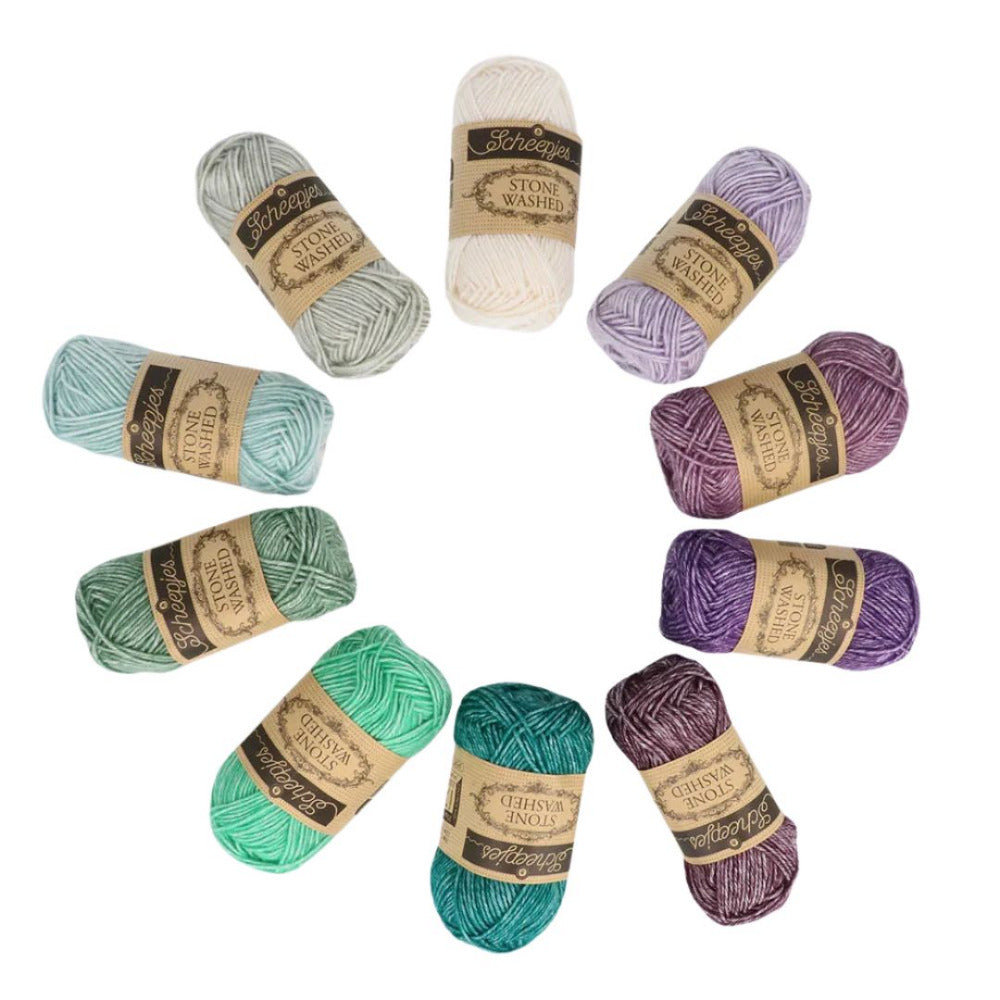 Scheepjes Stone Washed Colour Pack - "Chakras"