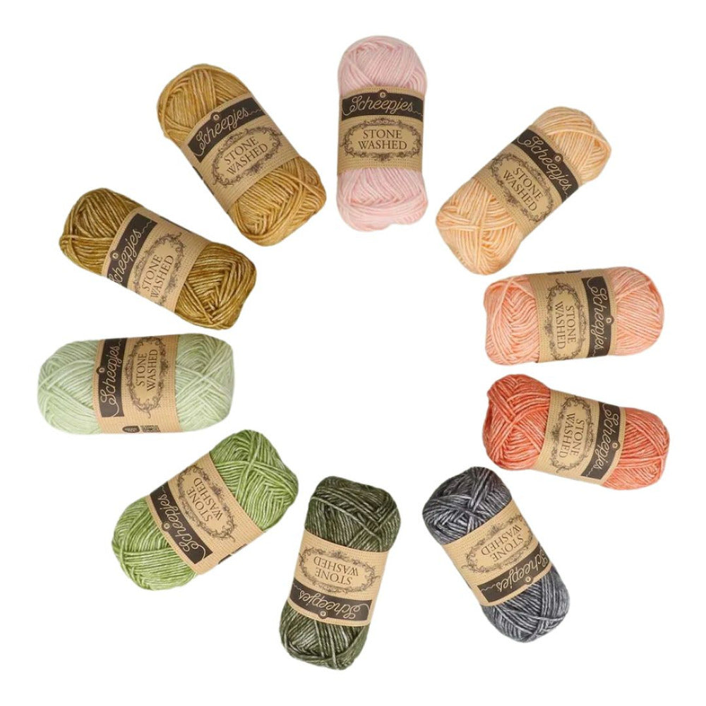 Scheepjes Stone Washed Colour Pack - "Intentions"