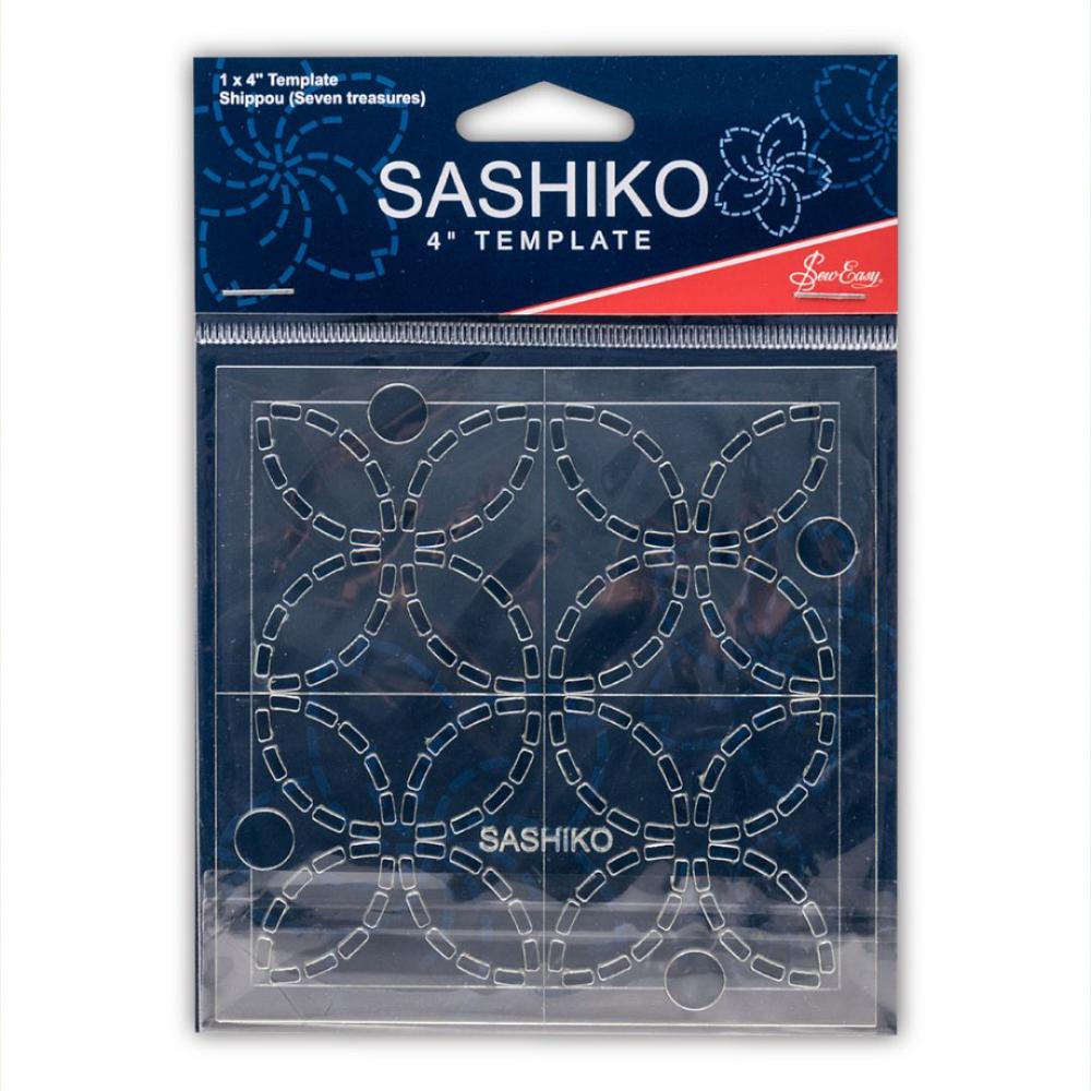 Sew Easy Sashiko "Shippou" Template