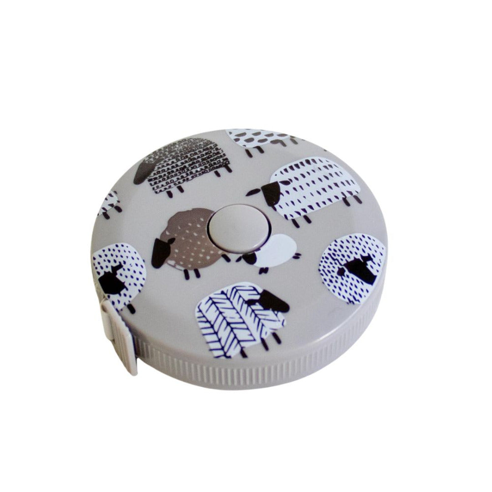 DMC Sheep Motif Tape Measure Grey