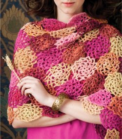 Timeless Noro: Crochet, Chrysanthemum Shawl