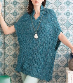 Timeless Noro: Crochet, Crochet Wave Poncho