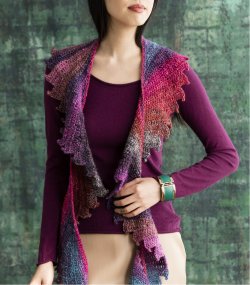 Timeless Noro: Crochet, Spiral Shawl