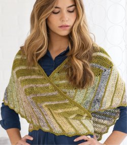 Timeless Noro: Crochet Spring Woodlands Wrap