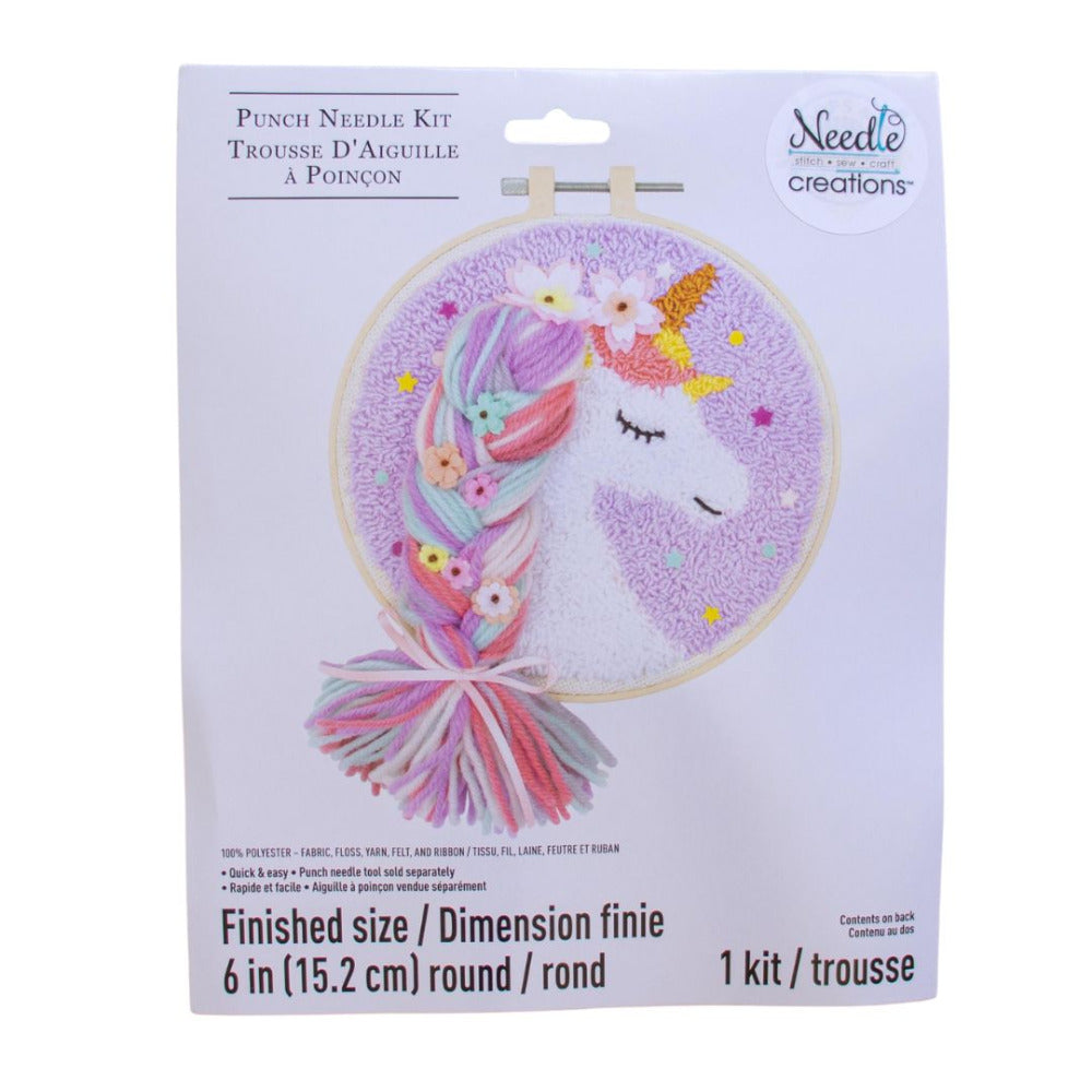 Unicorn Punch Needle Embroidery Kit