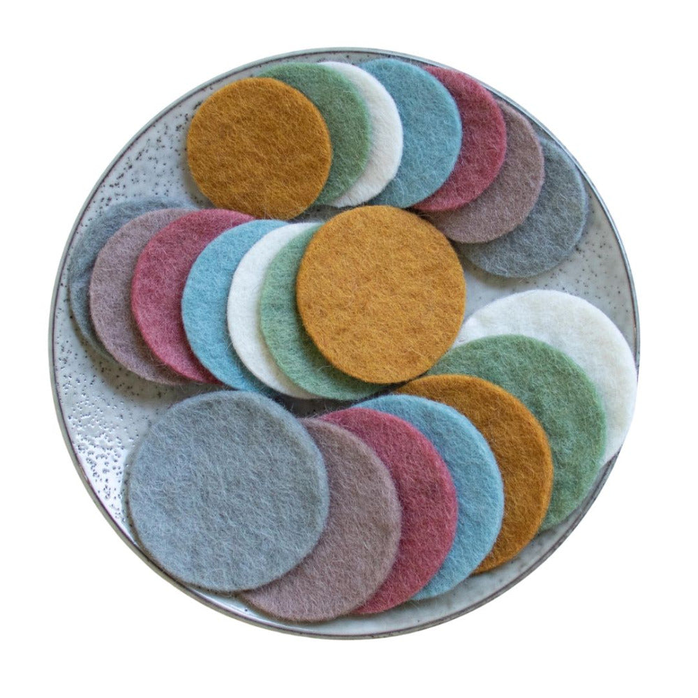 Wool Felt Circles 