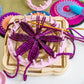 Creating a woven flower using Clover's Hana-Ami Flower Loom