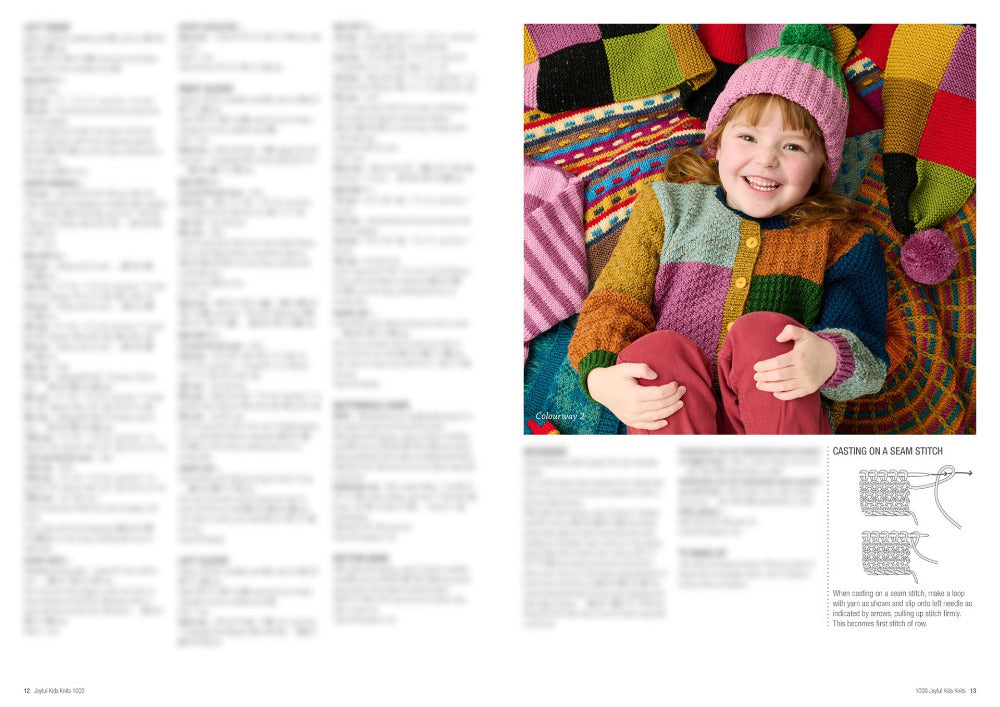 Joyful Kids Knits, 9 Colourful 8 ply Knitting Patterns