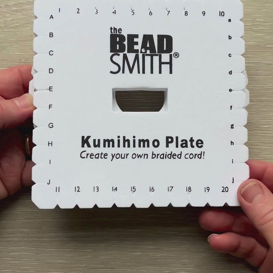 How to use Square and Round Kumihimo Disks