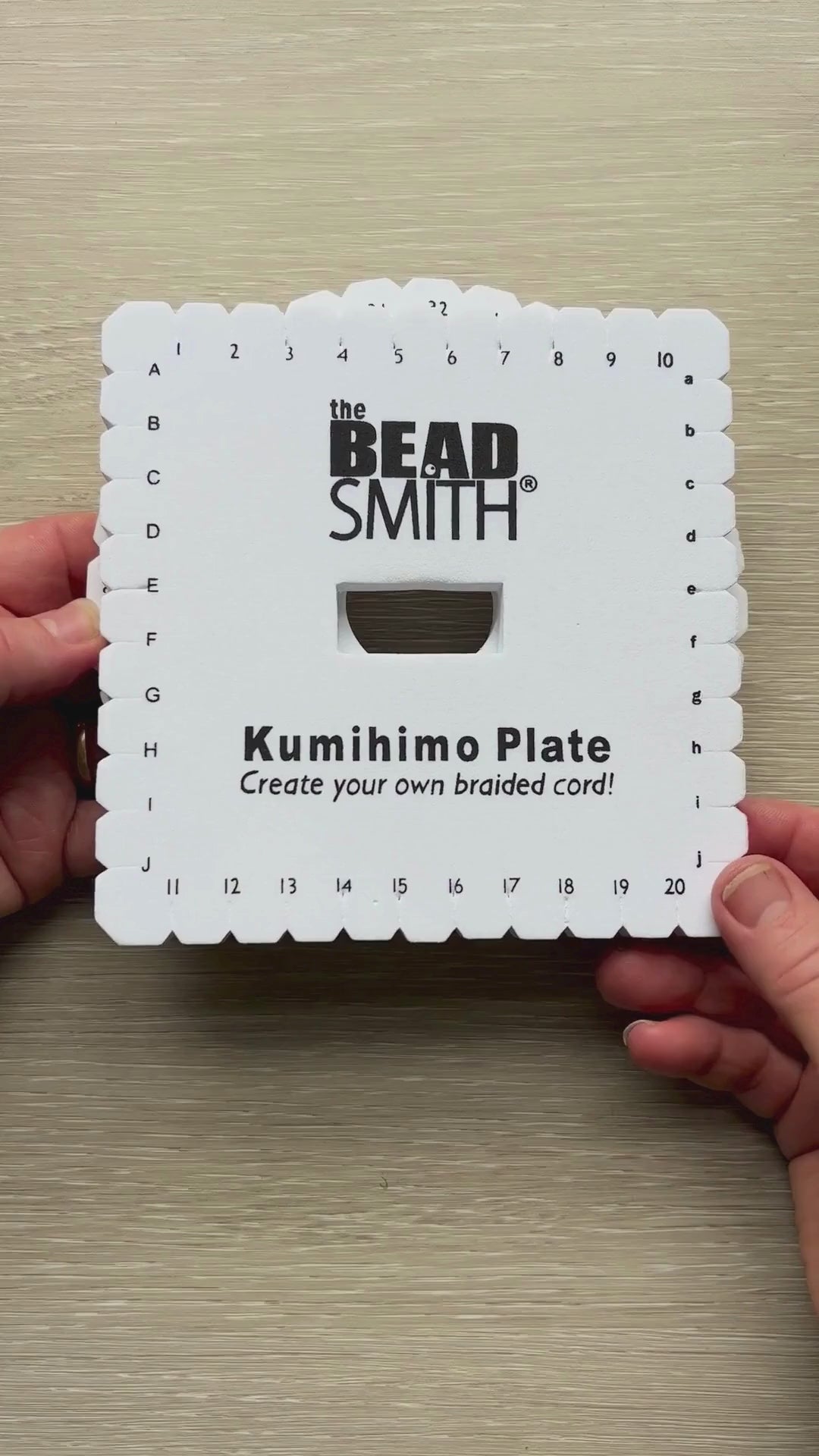 How to use Square and Round Kumihimo Disks