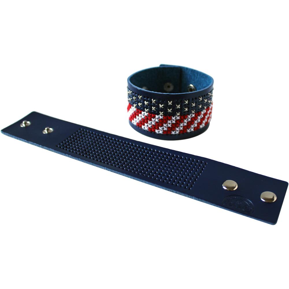 Charles Craft by DMC Stitchable Cuff Navy