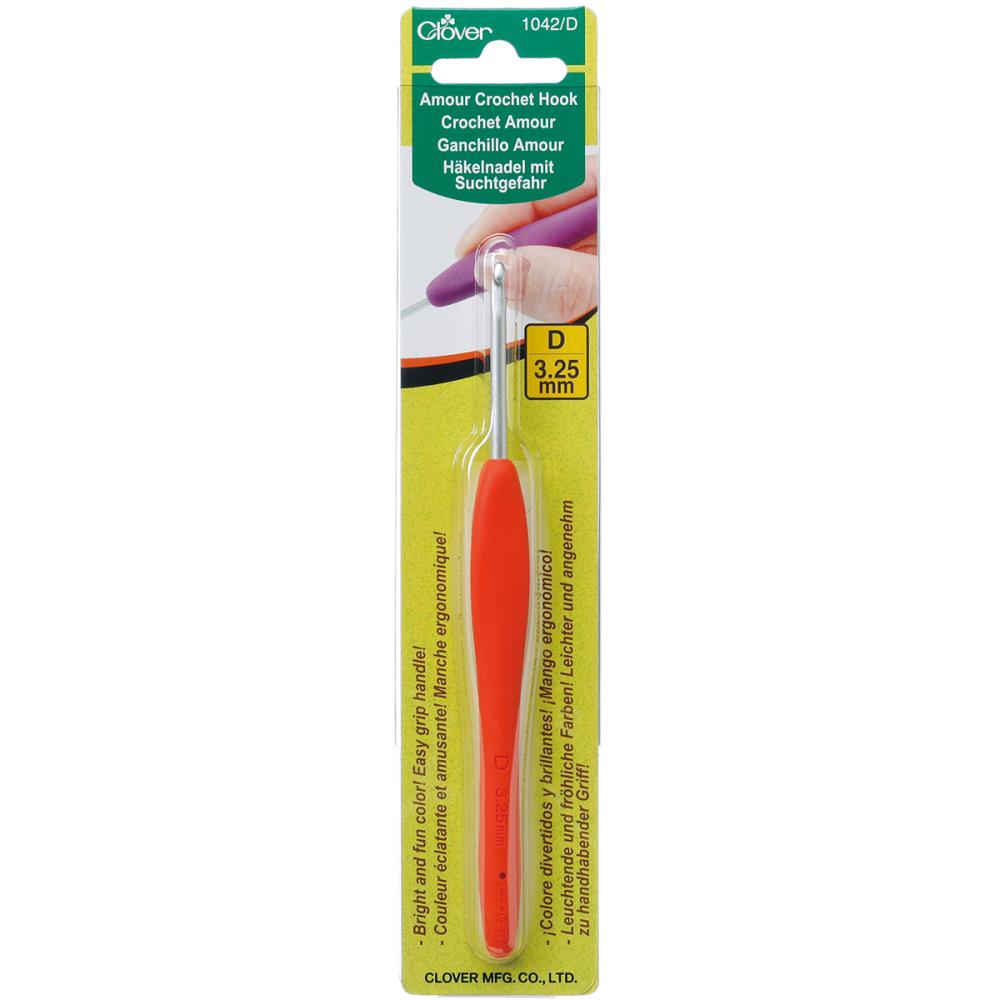 Clover 1042 Amour Crochet Hook 3.25mm