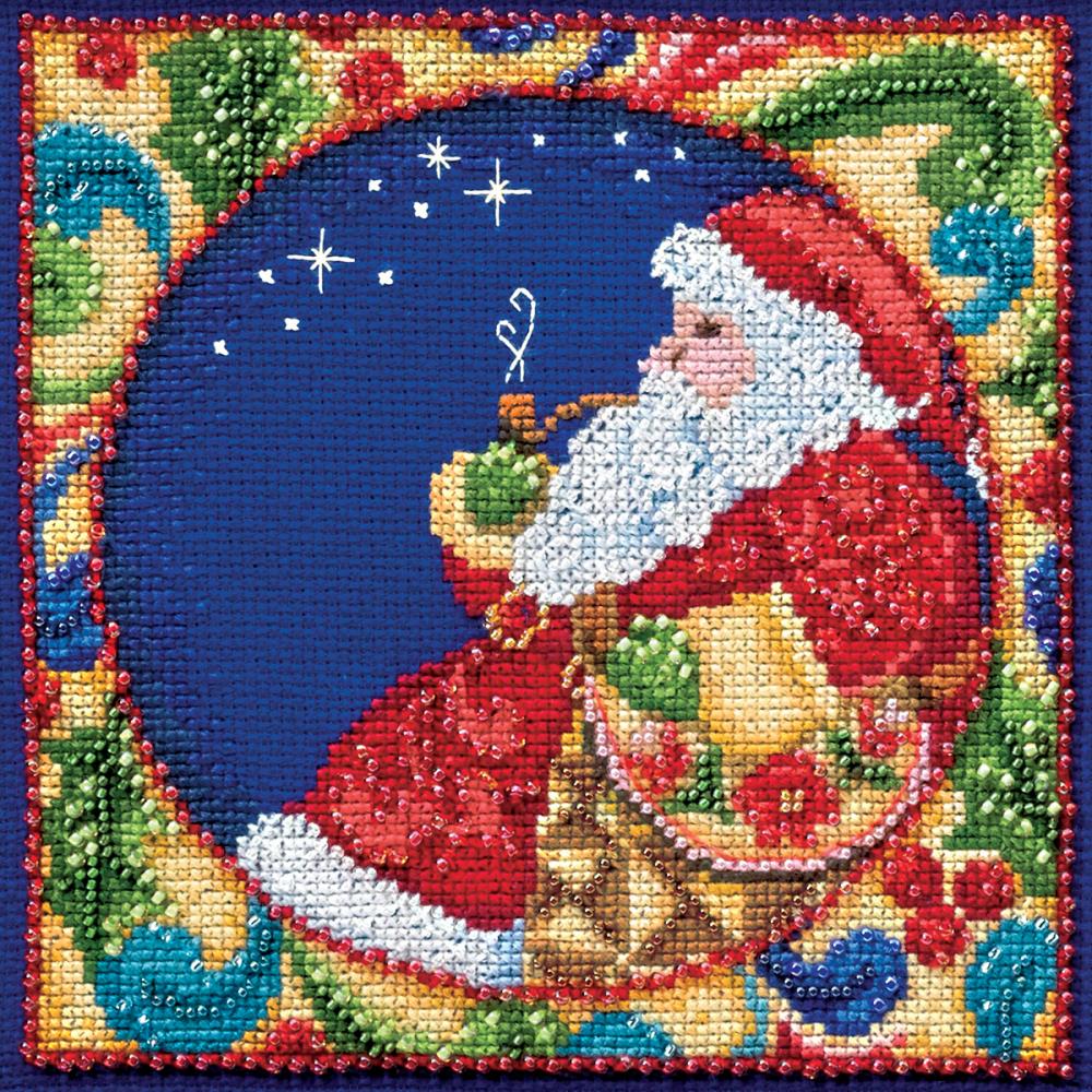 Mill Hill JS30-4102 Jim Shore Santa Counted Cross Stitch Kit