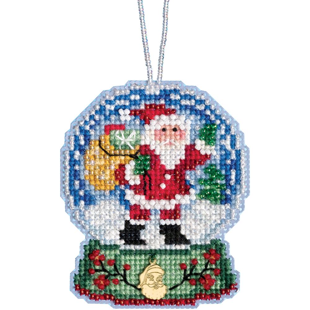 Mill Hill MH16-1931 Santa Globe Counted Cross Stitch Kit