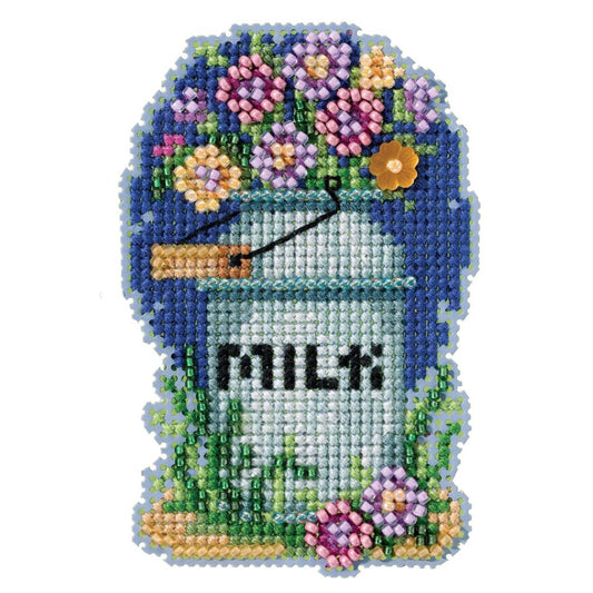 Mill Hill MH18-2216 Milk Can Counted Cross Stitch Kit