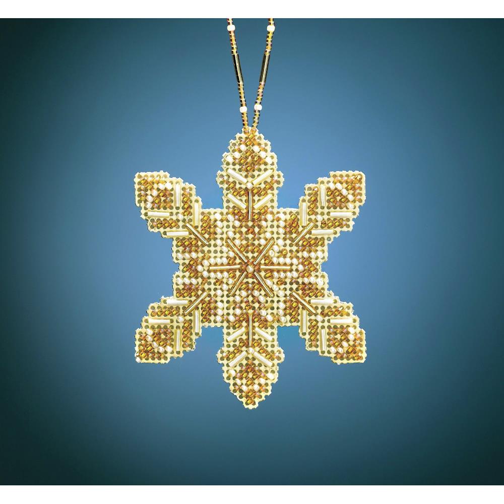 Mill Hill MH21-2016 Pearl Snowflake Counted Cross Stitch Kit