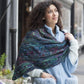 Malabrigo Book 18 "Rios and Washted" Sevilla Cable and Shell Stitch Shawl