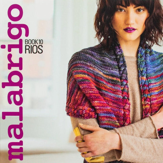 Malabrigo Book 10 Rios Gallery Row Slouchy Cardigan