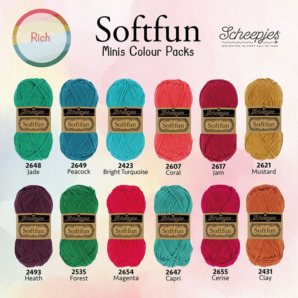 Scheepjes Softfun Colour Pack Rich