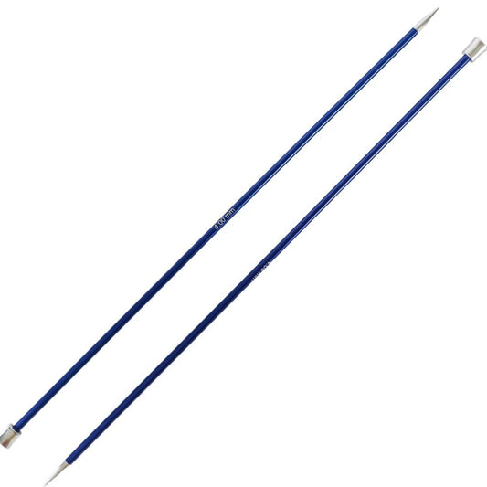 KnitPro Zing Aluminium Single Point Straight Knitting Needles 4.0mm/25cm